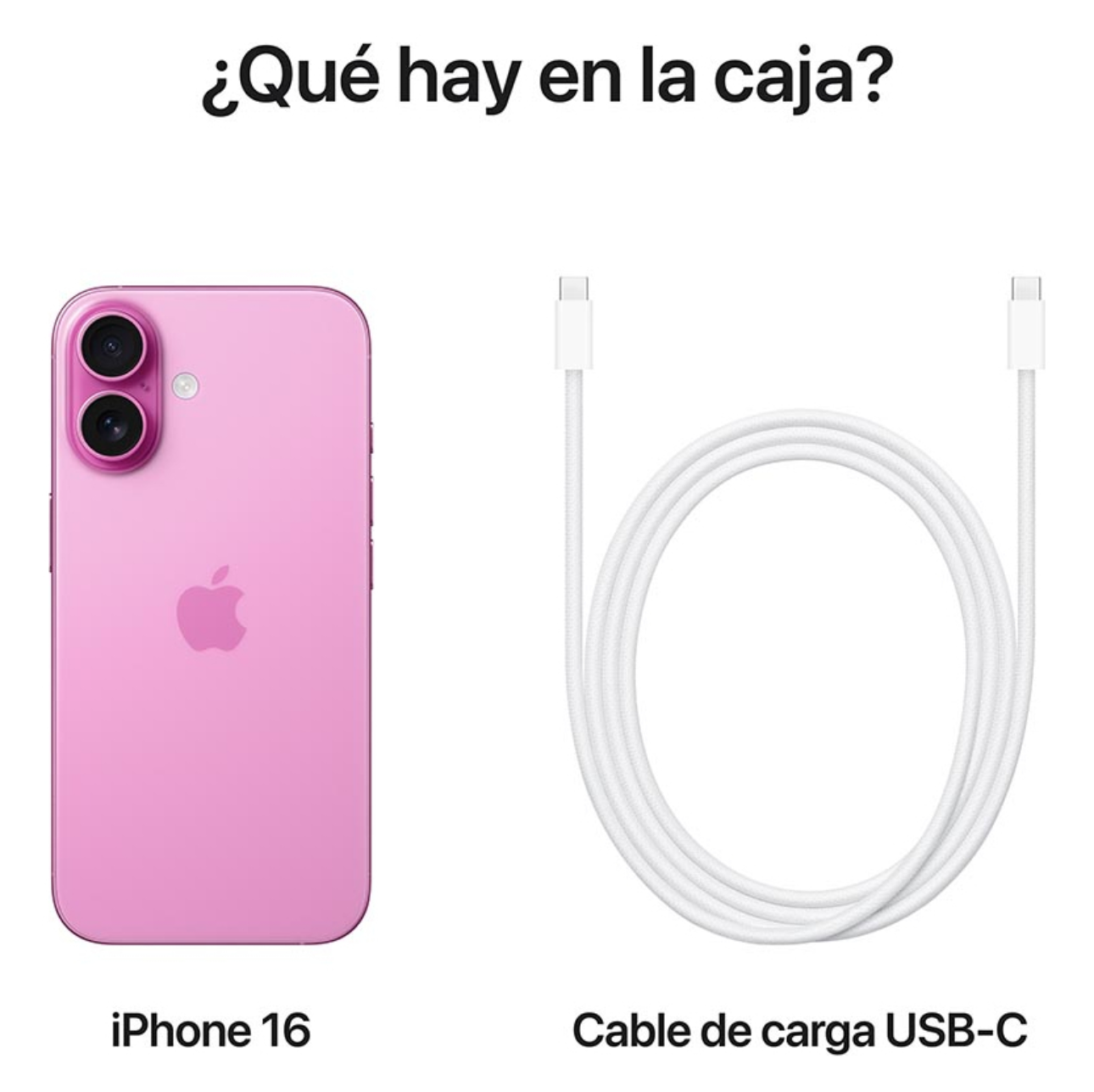 Apple iPhone 16, 128 GB, Rosa
