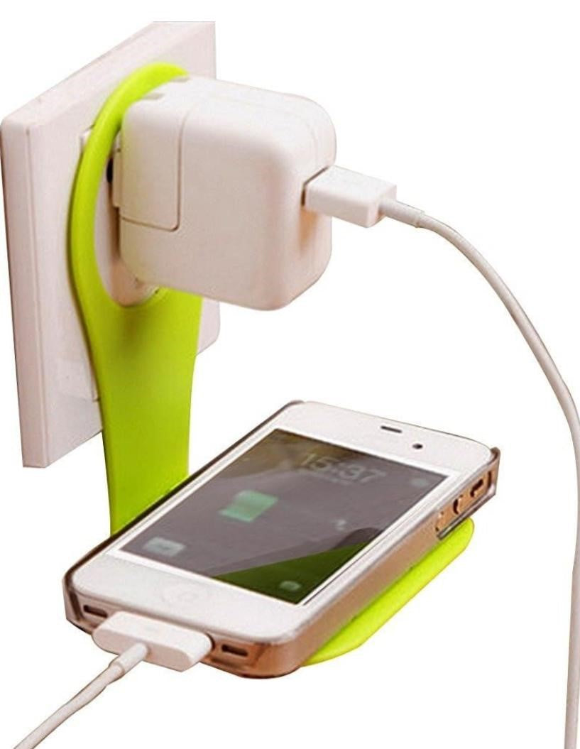 Soporte de celular para cargador de pared