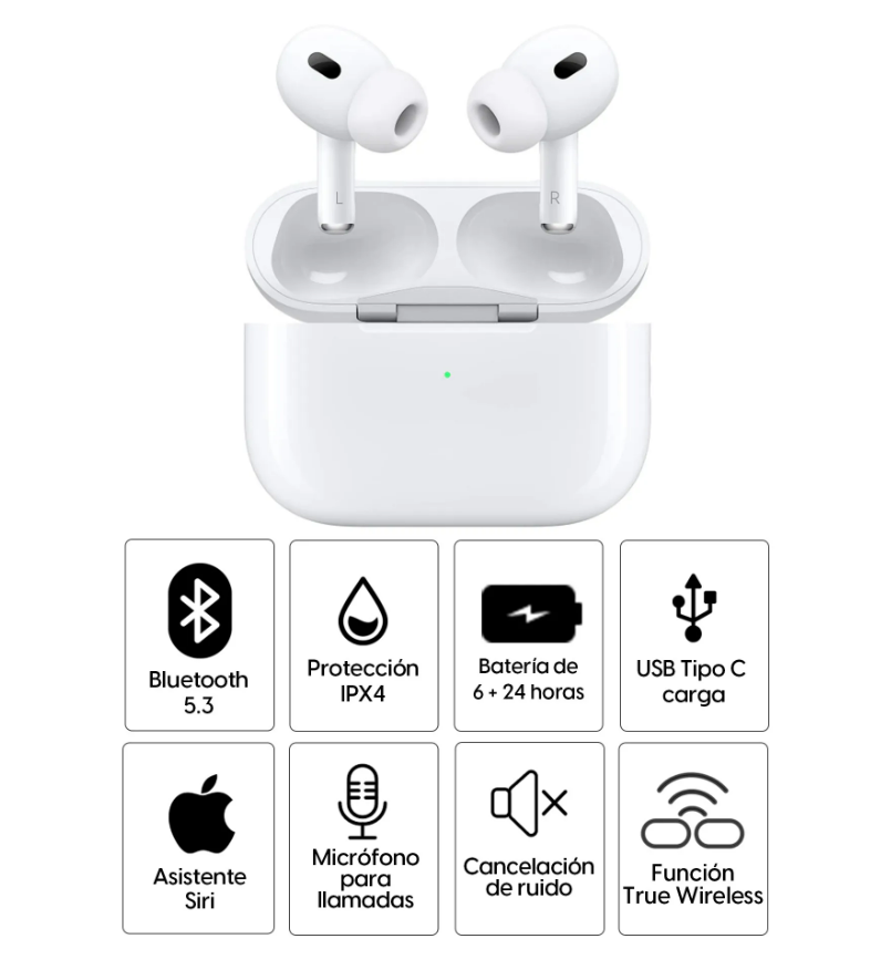 AirPods Pro 2 OEM (2da Gen) ANC