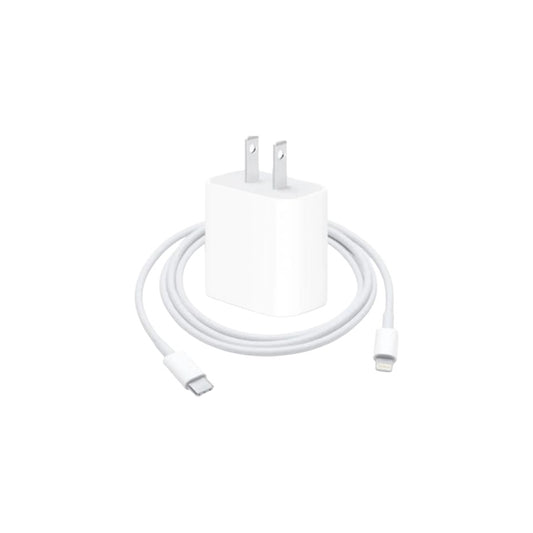 Cubo 20w + Cable Lightning (1 metro)