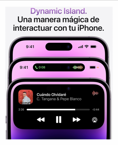 Apple iPhone 14 Pro Max, 256 GB, Negro Espacial