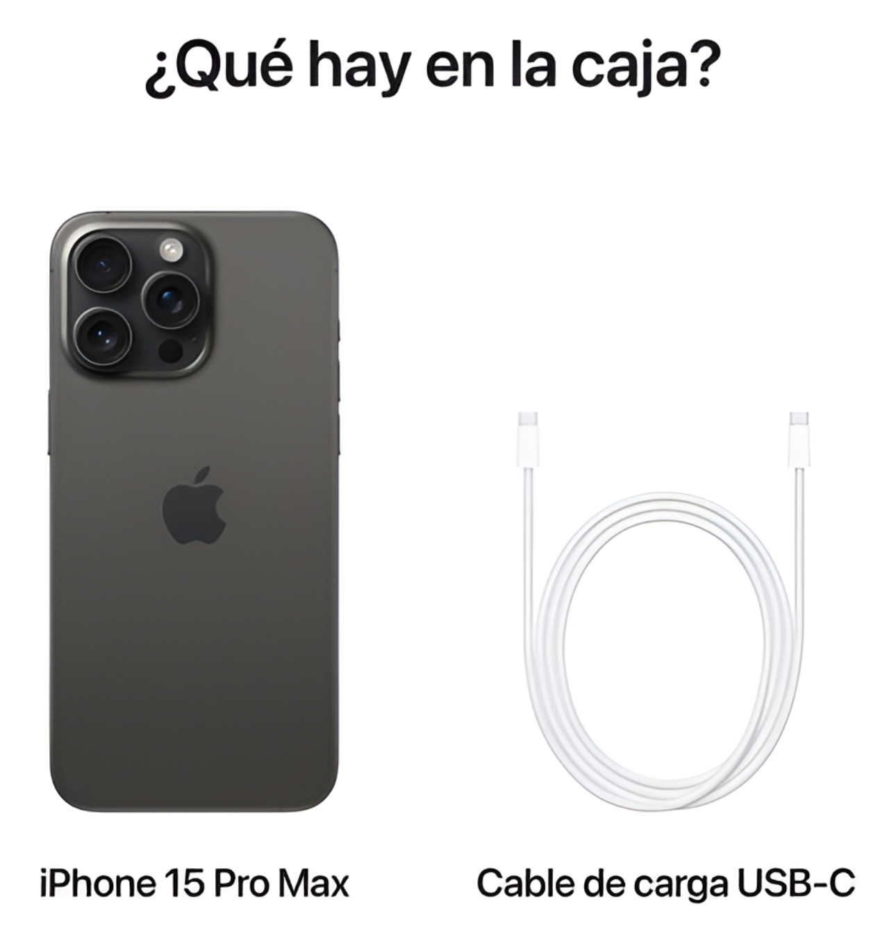 Apple iPhone 15 Pro Max, 256 GB, Titanio Negro