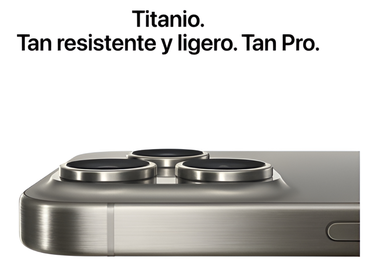 Apple iPhone 15 Pro Max, 256 GB, Titanio Negro