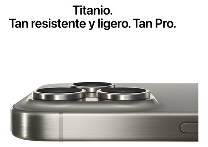 Apple iPhone 15 Pro Max, 256 GB, Titanio Negro