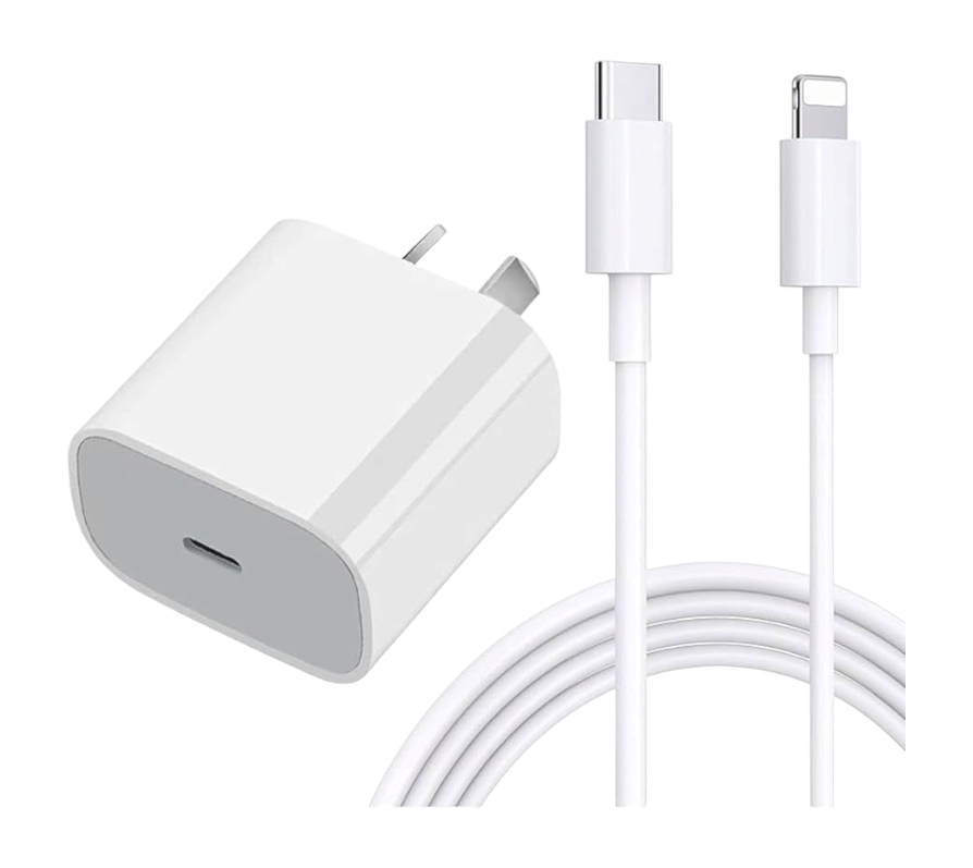 Cubo 20w + Cable Lightning (1 metro)